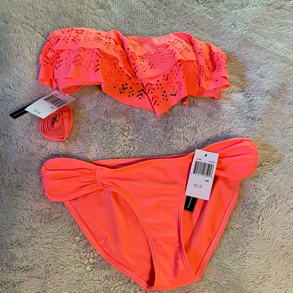 Ninety Nine Coral Bikini -Size- S/M Brand New